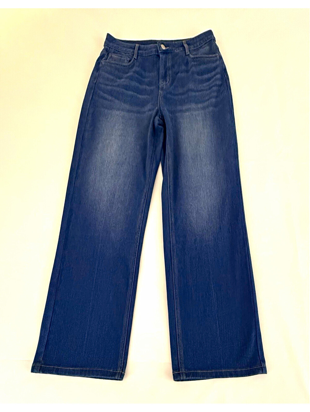 Halara Flex Denim Wide Leg Jeans Women’s Size L Regular Dark Blue NWT